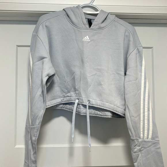 Adidas Cropped Hoodie - Picture 2 of 4